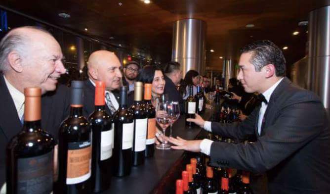 Joseph Ruiz at Wine Tasting