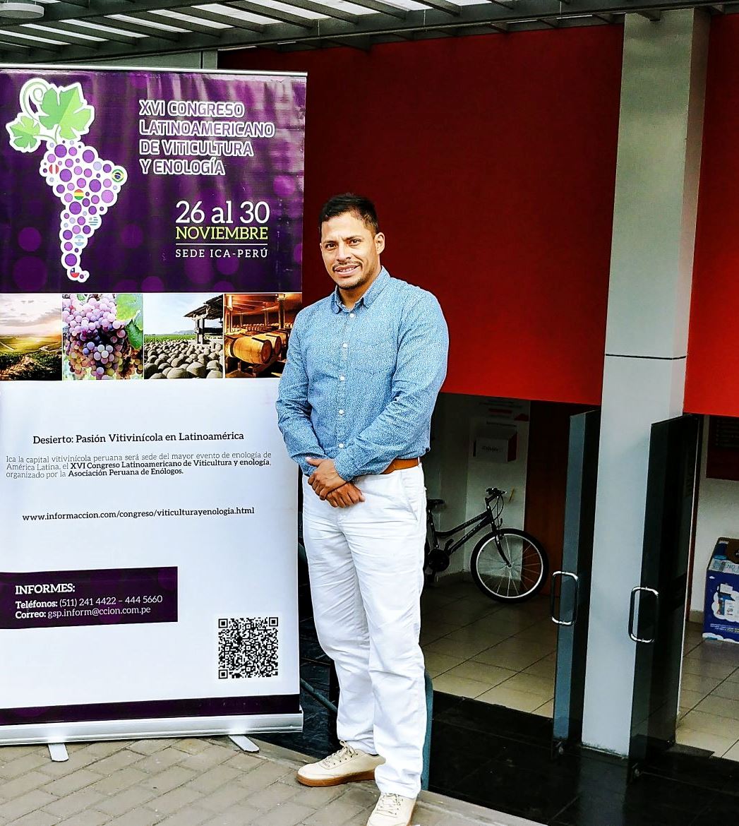 Manuel Carrasco at Congreso Latinoamérica de Viticultura y Enología