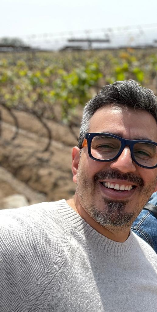 Álvaro Duran in Vineyard